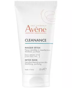 Глиняна маска для очищення та відлущування шкіри обличчя Avène Cleanance, 50 мл
