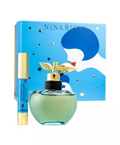 Набор туалетной воды для женщин и кремовой губной помады Nina Ricci Luna Fuchsia, 80 мл