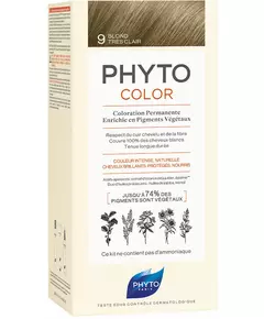 Фарба для волосся Phyto PHYTOCOLOR #9-rubio muy claro, 50 мл