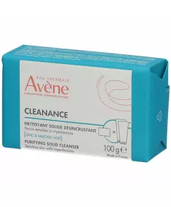 Очищающий кусок мыла для лица Avène Cleanance, 100 г