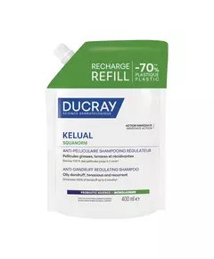 Шампунь для лечения волос против перхоти Ducray Kelual Squanorm Refill, 400 мл