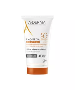 Эмолентный крем для лица и тела A-Derma Exomega Control SPF 50+, 150 мл