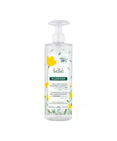 Очищувальна вода для обличчя та тіла Klorane Baby Gentle Cleansing, 400 мл