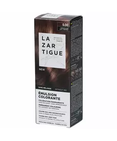 Стойкая краска для волос Lazartigue Emulsion Colorante 5.00 Light Chestnut, 60 мл