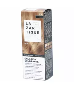 Стойкая краска для волос Lazartigue Emulsion Colorante 7.00 Blond, 60 мл
