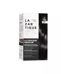 Стойкая краска для волос Lazartigue La Couleur Absolue 1.00 Intense Black, 143 мл