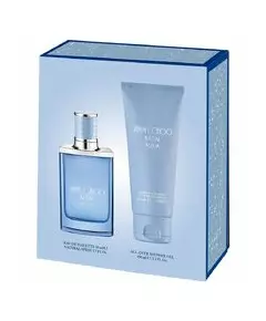 Набір туалетної води для чоловіків і гелю для душу Jimmy Choo Aqua, 50 мл