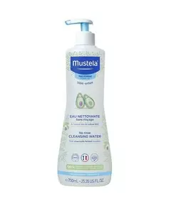 Очищувальна вода для обличчя, тіла та ділянки під підгузком Mustela No Rinse Avocado Soften, 500 мл