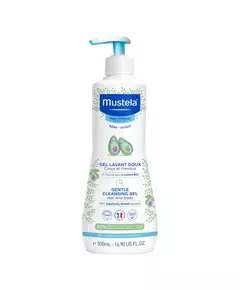 Мягкий очищающий гель для лица и волос Mustela Avocado, 500 мл