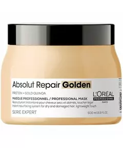 Крем-маска для догляду за волоссям L'Oréal Professionnel Absolut Repair Golden Protein + Gold Quinoa, 500 мл