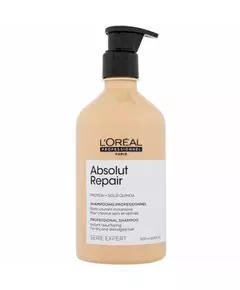 Шампунь для очищення волосся L'Oréal Professionnel Paris Absolut Repair Protein + Gold Quinoa Instant Resurfacing, 500 мл