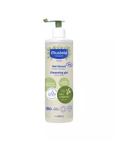 Гель для душа для волос и тела Mustela Organic Olive Oil Для всех типов кожи, 400 мл