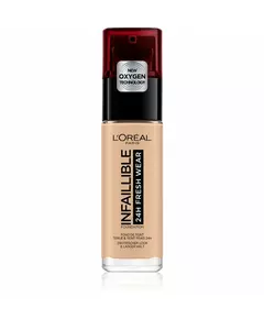 Рідка тональна основа L'Oréal Paris Infallible 125 Natural Rose, SPF 25, 30 мл