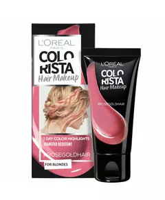 Полуперманентная краска для волос L'Oréal Paris Colorista Hair Makeup #ROSEGOLDHAIR, 30 мл