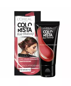 Полустойкая краска для волос L'Oréal Paris Colorista Hair Makeup #CHOCOLATEROSEHAIR, 30 мл