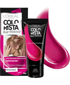 Полуперманентная краска для волос L'Oréal Paris Colorista Hair Makeup #MILLENIALPINK, 30 мл