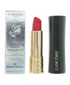Кремовая матовая губная помада Lancôme L'Absolu Rouge Drama Matte 82 Rouge Pigalle, 3,4 г