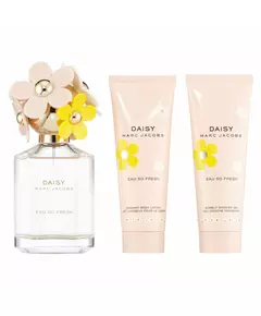 Набор парфюмерной воды и средств для ухода за телом Marc Jacobs Daisy Eau So Fresh для женщин, увлажняющий, для всех типов кожи, 75 мл