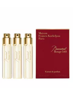 Набор парфюмерной воды унисекс Maison Francis Kurkdjian Baccarat Rouge 540 Refill, 3 шт., Miniature, 3 × 33 мл