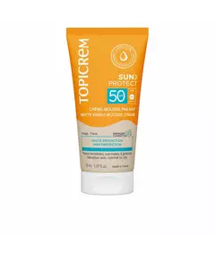 Матирующий крем-мусс для лица с SPF50+ Topicrem SUN PROTECT, 50 мл