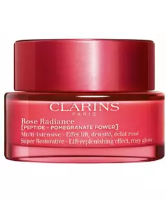 Відновлювальний денний крем для обличчя Clarins Rose Radiance Peptide, 50 мл