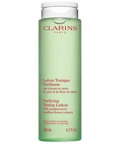 Очищувальний тонік для обличчя Clarins Purifying Без спирту, 200 мл
