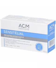 Питательный очищающий брусок для лица и тела Laboratoire Acm Sensitelial, 100 г