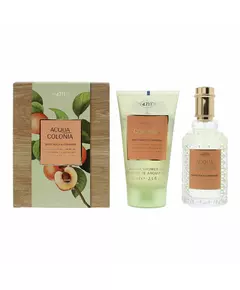 Набор одеколона унисекс и увлажняющего геля для душа 4711 Acqua Colonia White Peach & Coriander, 50 мл