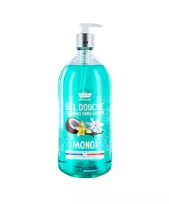 Гель для душу Les Petites Bains de Provence Monoi Для тіла, обличчя та волосся, для чутливої шкіри, 1000 мл