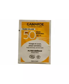 Пробник солнцезащитного крема для лица и тела Gamarde Bio Sun Protection SPF 50, 2 мл
