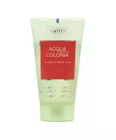 Увлажняющий гель для душа 4711 Acqua Colonia Lychee & White Mint, 75 мл