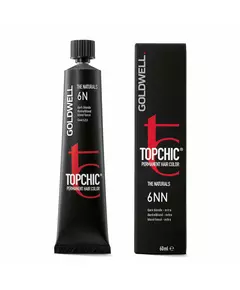 Стойкая краска для волос Goldwell TopChic 6N Dark Blonde, 60 мл
