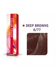 Полуперманентная краска для волос без аммиака Wella Professionals Color Touch 6/77 Deep Brown, 60 мл