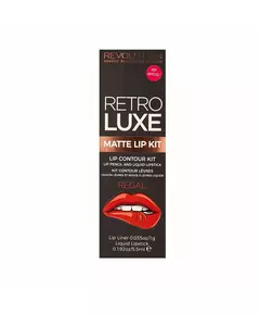 Набор средств для макияжа губ Makeup Revolution Retro Luxe Regal, 1 г