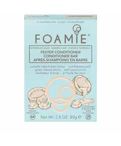 Твёрдый кондиционер для волос Foamie Shake Your Coconuts Для блеска, 80 г