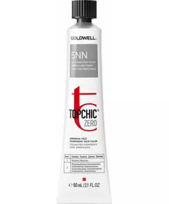 Стойкая краска для волос Goldwell TopChic Zero 5NN Light Brown Extra, 60 мл