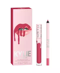 Набір рідкої губної помади та олівця для губ Kylie Cosmetics By Kylie 102 Extraordinary, 3 мл