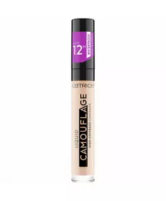 Водостійкий консилер для обличчя Catrice LIQUID CAMOUFLAGE 010-porcelain, 5 мл