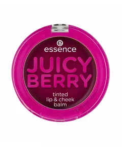 Бальзам для губ і щік Essence JUICY BERRY рожевий, 3 г