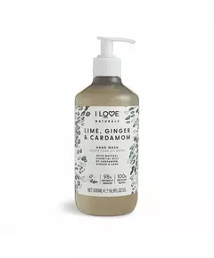 Жидкое мыло для рук I Love Naturals Collection Lime Ginger & Cardamom, 500 мл