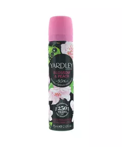 Ароматический спрей для женщин Yardley Blossom and Peach, 75 мл