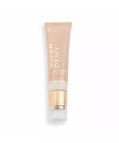 Тонувальний зволожувальний крем Makeup Revolution Superdewy Dewy Finish Light, 55 мл