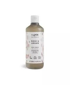 Увлажняющий гель для душа I Love Naturals Collection Vegan Hydrating Rose & Argan, 500 мл