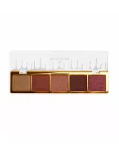 Палетка тіней для повік I Heart Revolution Mini Chocolate Milk Chocolate Ganache, 5 відтінків, 5,5 г