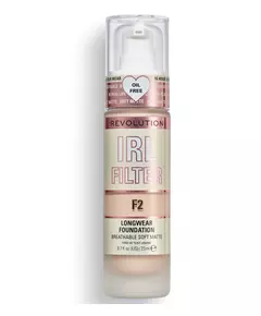 Стійкий тональний крем Revolution Make Up IRL FILTER F2, 23 мл
