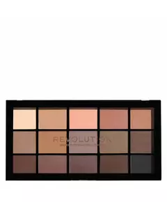 Палетка тіней для повік Makeup Revolution Reloaded Palette Basic Mattes, 15 × 1,1 г