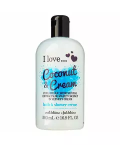 Питательный крем для душа I Love Coconut & Cream, 500 мл