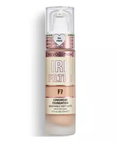 Стійкий кремовий тональний крем без олій Revolution Make Up IRL Filter F7, 23 мл