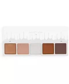 Палетка тіней для повік I Heart Revolution Mini Chocolate White Vanilla Cream, 5 відтінків, 5,5 г