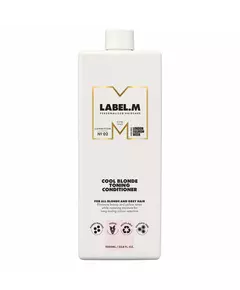 Кондиціонер для волосся label.m Cool Blonde Для нейтралізації жовтих відтінків, 1000 мл